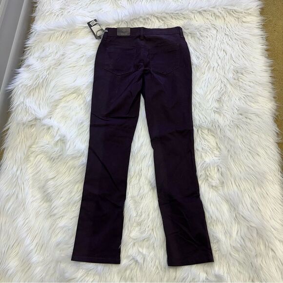 NYDJ Samantha Slim Jeans Sz OP Not Your Daughter's Jeans Merlot Nordstrom NWT - Picture 4 of 14